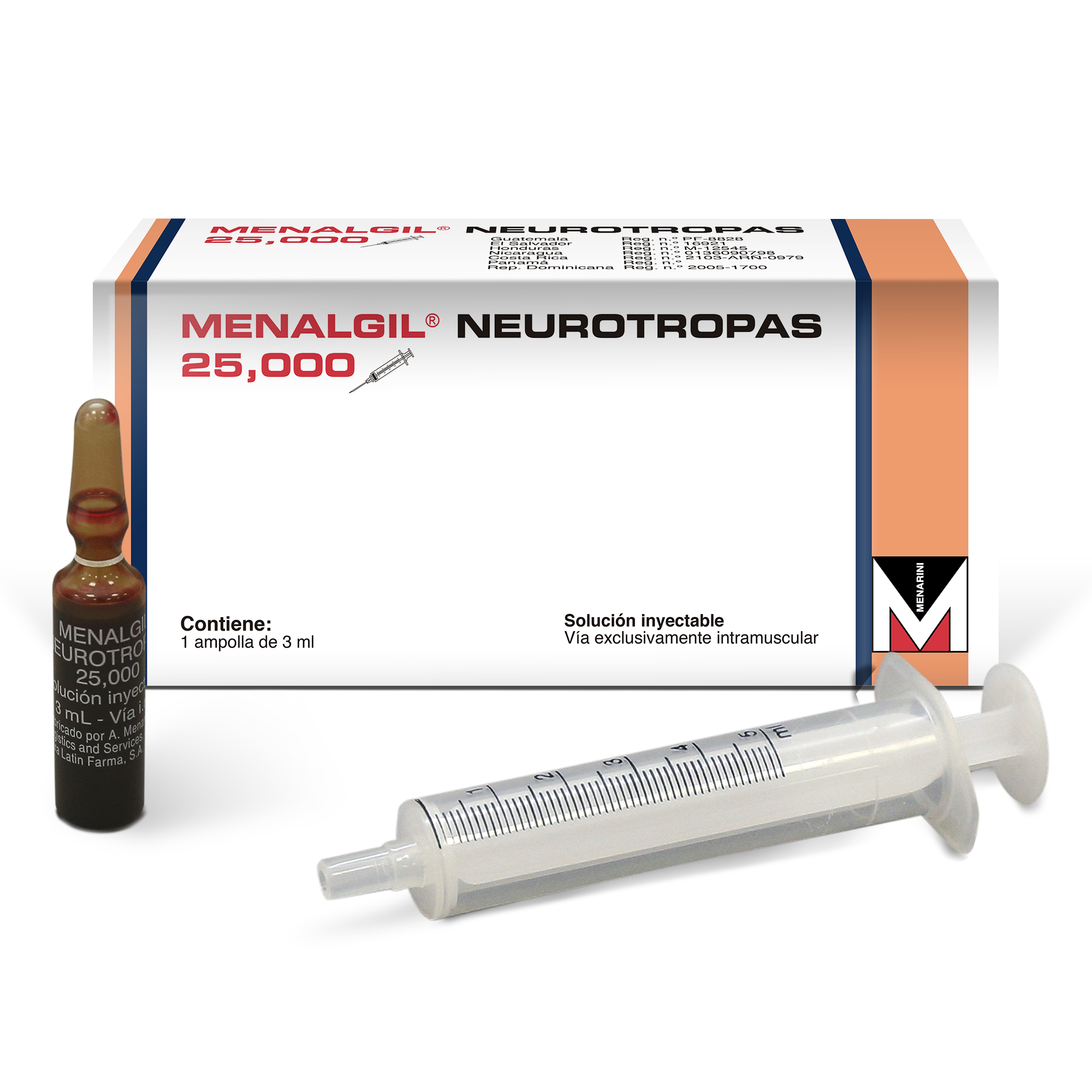 Menalgil Neurotropas 25,000 UI