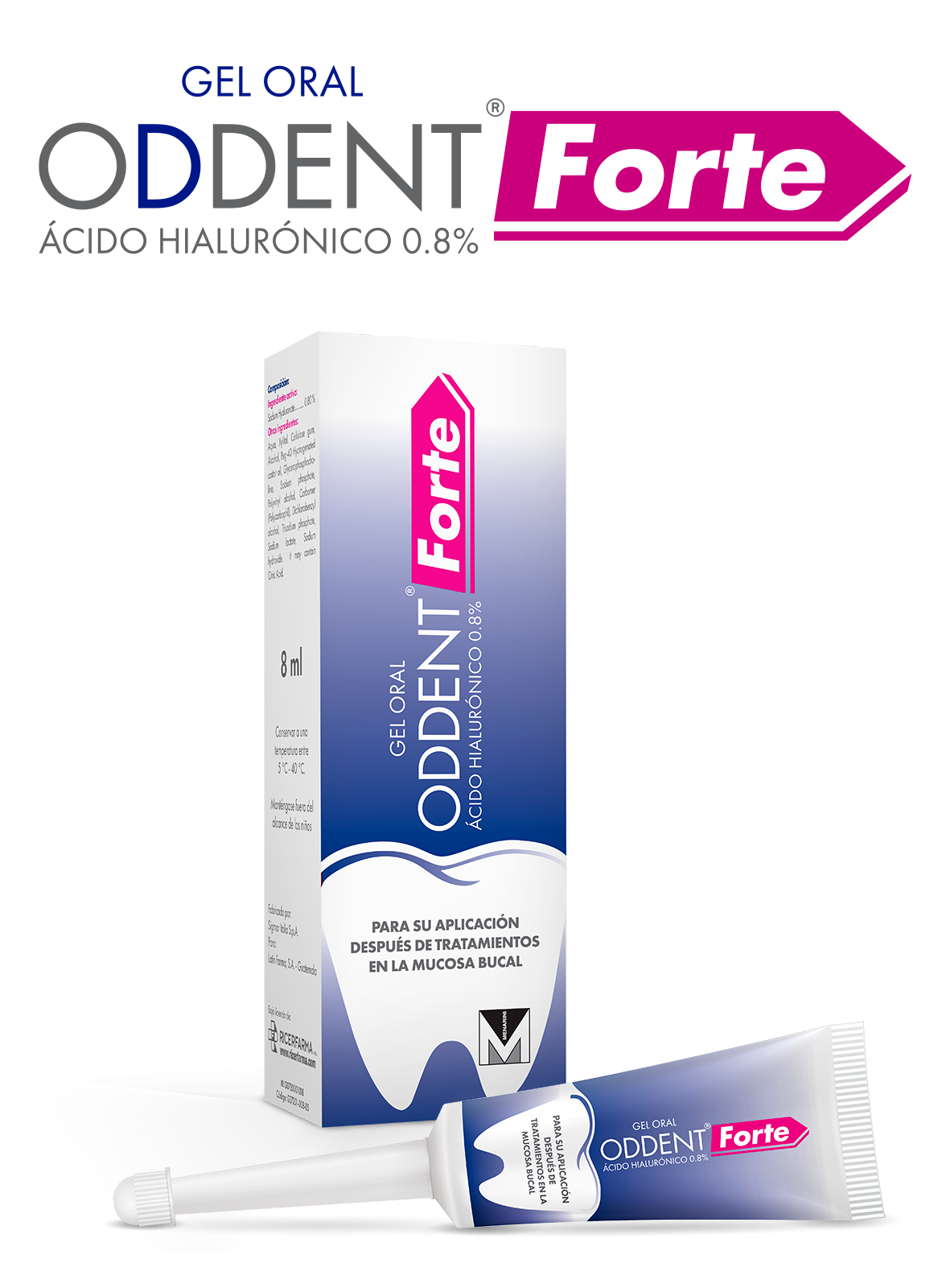 Oddent Ácido Hialurónico - Gel Oral Forte