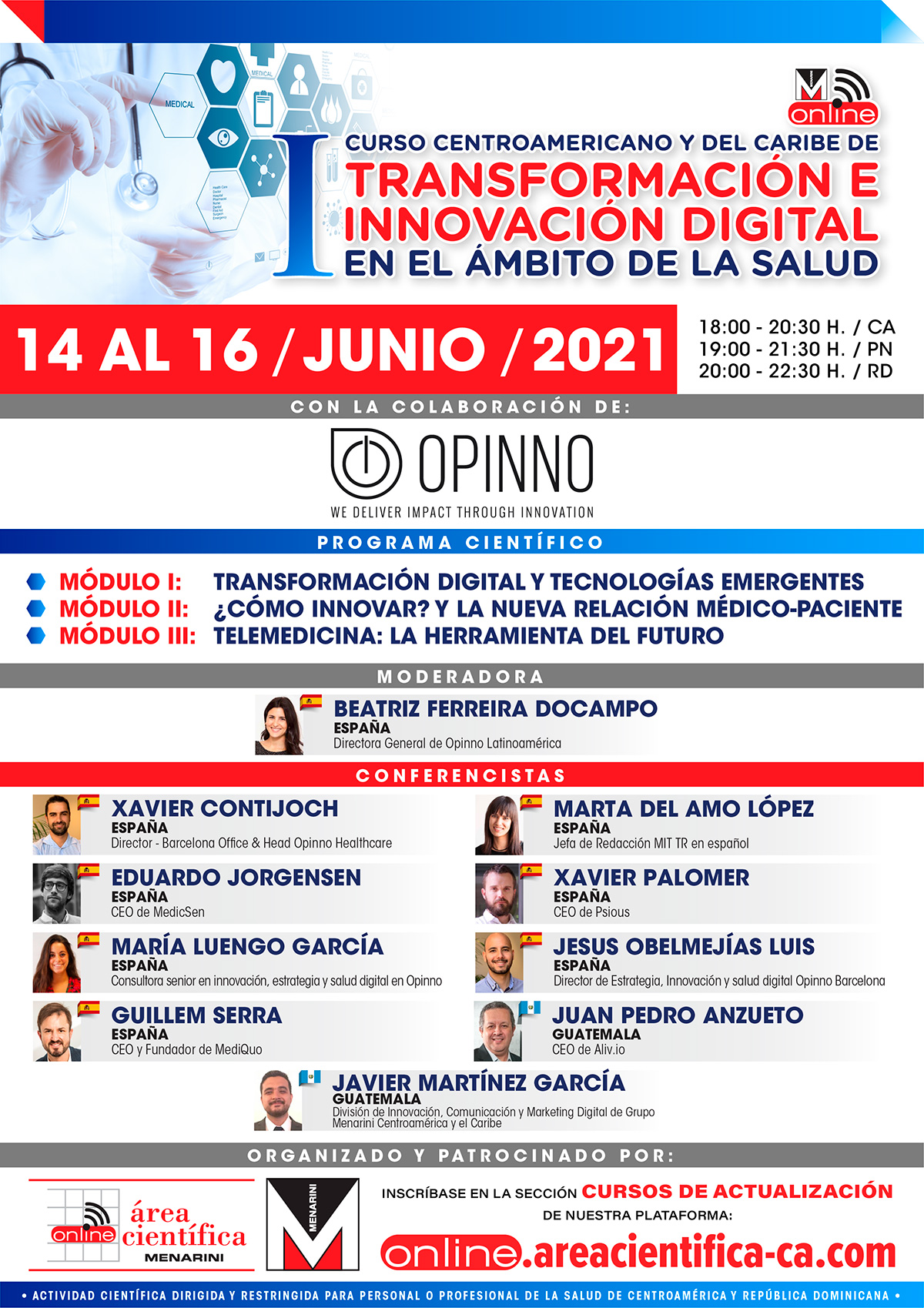 Afiche I Curso en Transformacion Digital